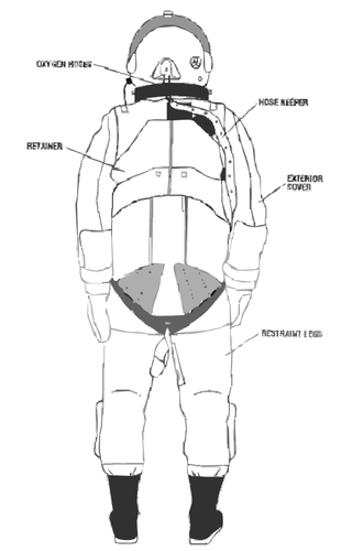 Oblek je astronaut v rozvoji
